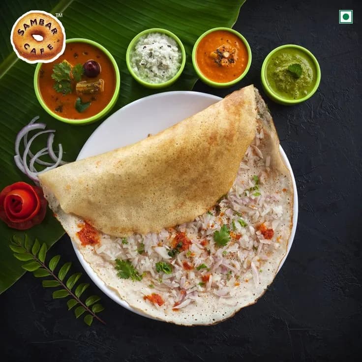 Cheese Onion Masala Dosa