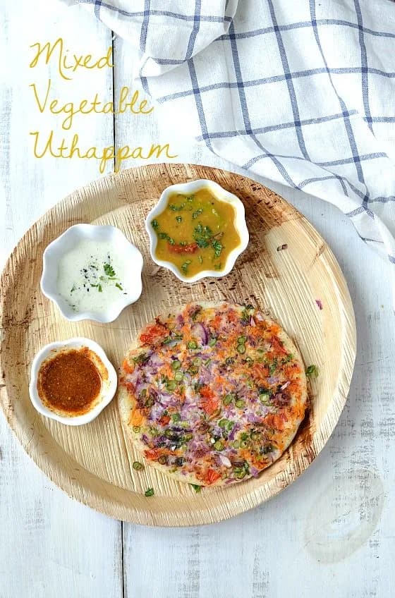 Mix Vegetable Uttapam